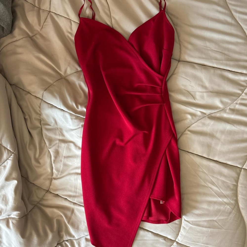 Emerald Sundae Red Women's Bodycon Dress